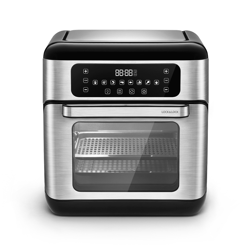 Lò Nướng Chân Không Điện Tử LocknLock Digital Air Fryer Oven 10L - Màu Đen - EJF291BLK, , large image number 1